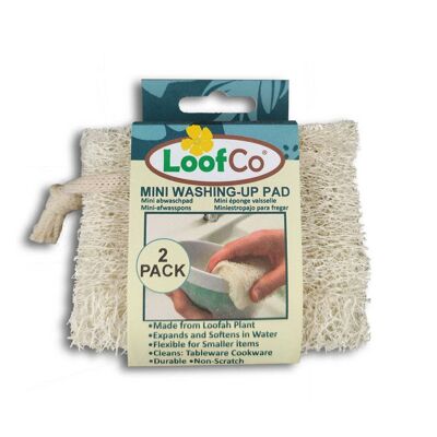 Luffa Geschirrunterlagen | Mini-Spülpad 2er-Pack