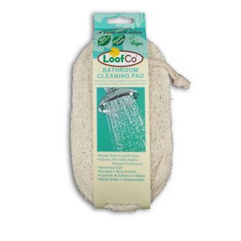 Tampon de nettoyage pour salle de bain | Tampon de luffa de nettoyage de surface 1