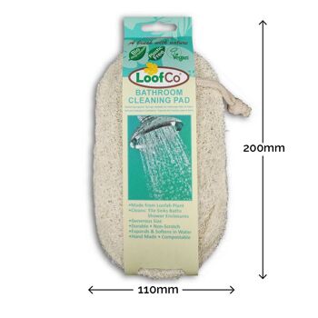 Tampon de nettoyage pour salle de bain | Tampon de luffa de nettoyage de surface 3