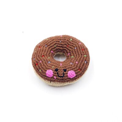 Baby Toy Friendly doughnut rattle – chocolate