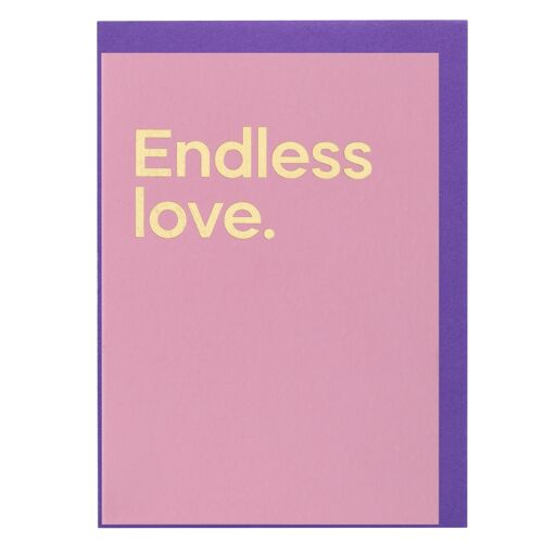 'Endless love' Streamable song card