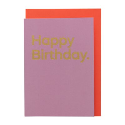 Happy Birthday&#39; - Tarjeta de canción rosa, transmisible