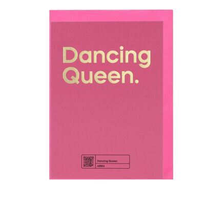 Carte de chanson Streamabale de la reine de la danse