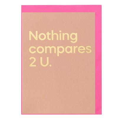 'Nothing compares 2 U' Streamable song card