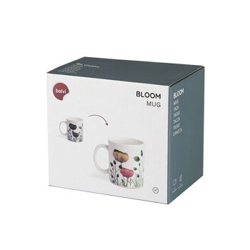 Mug, Bloom, 290ml, blanc, céramique 2