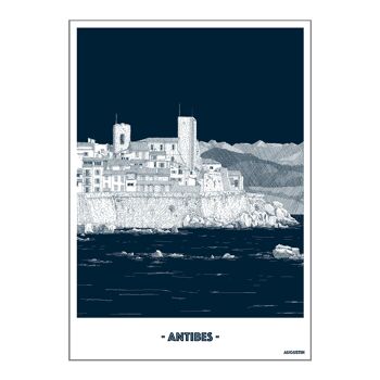 postcard "ANTIBES"