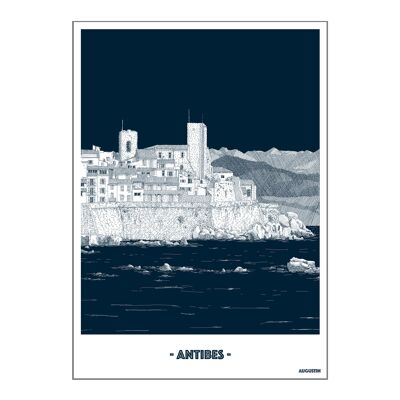 Postkarte "ANTIBES"
