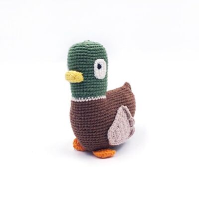 Baby Toy Mallard duck rattle