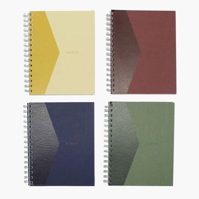 Multicolored NOTES A5 notebook