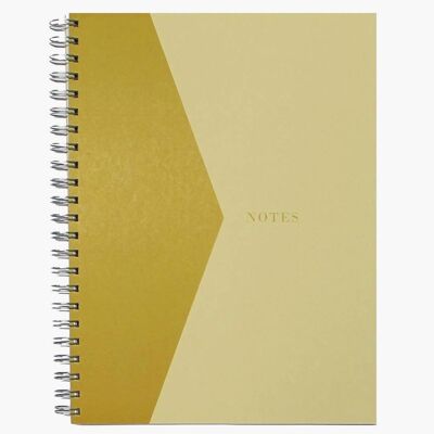 Multicolored NOTES A4 notebook