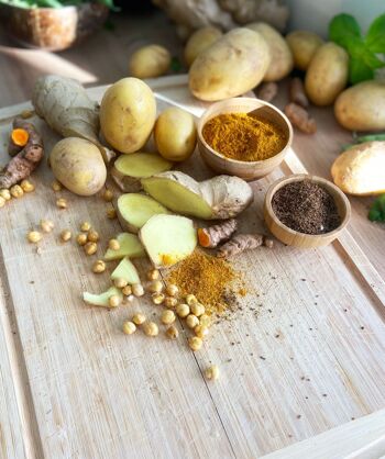 Better Bites - Pommes de terre en dés biologiques et pois chiches au curry doux 8