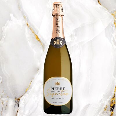 Alcohol-free wine - Pierre zero signature sparkling chardonnay 0% organic