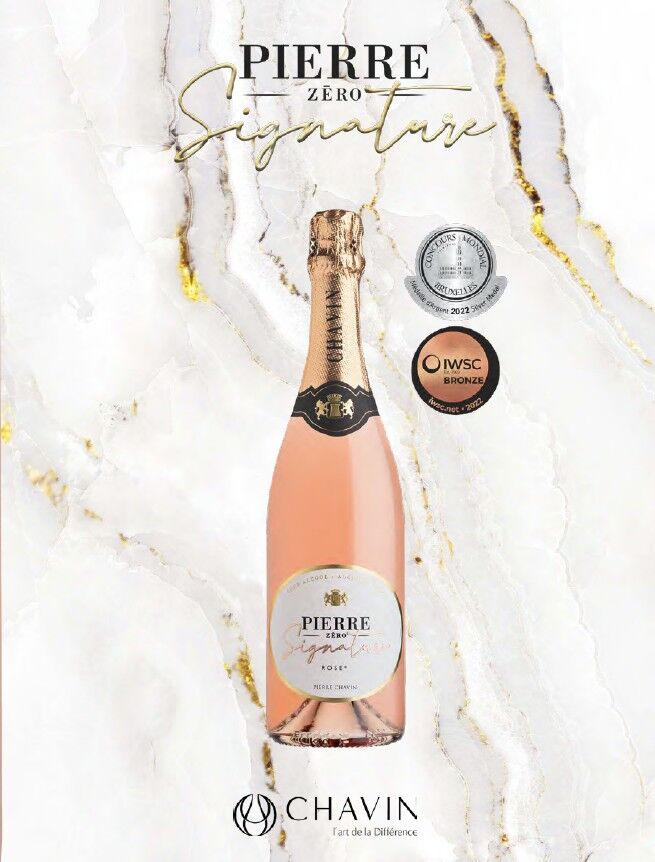 Pierre Zero Signature Sparkling Rosé 0% - Vino desalcoholizado