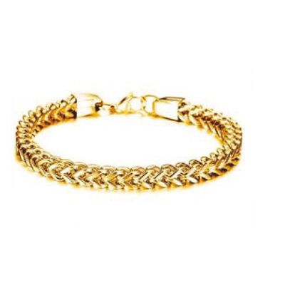 Lee Cooper men's bracelet - golden bracelet