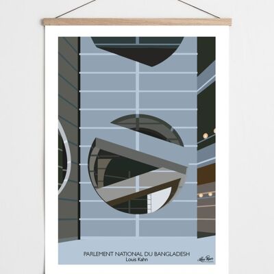 Poster di architettura - Edificio dell'Assemblea