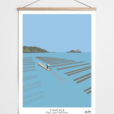 Poster Cancale – Oyster Park
