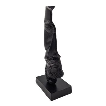 Visage 'Van Gogh' - Sculpture - Fer - Noir Antique - Hauteur 31,5 cm 4