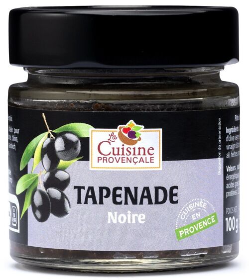 TARTINADE "TAPENADE NOIRE" BOCAL 100 G