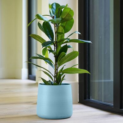 Akemi Nordic Blue Hand-Thrown Planter