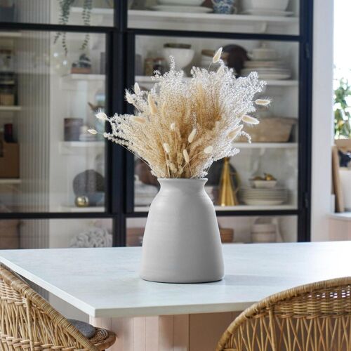 Akemi Clean Grey Hand-Thrown Vase