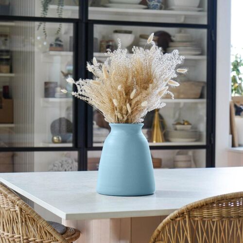 Akemi Nordic Blue Hand-Thrown Vase