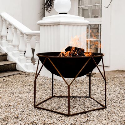 Buckingham Rust Firebowl