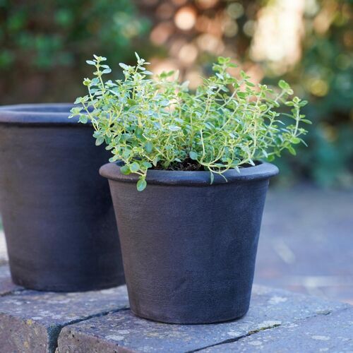 Charlecote Charcoal Hand Finished Terracotta Planter
