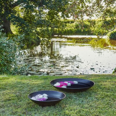 Moderne reflektierende Wasserschale