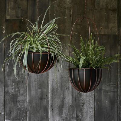 Kensington Copper Hanging Planter