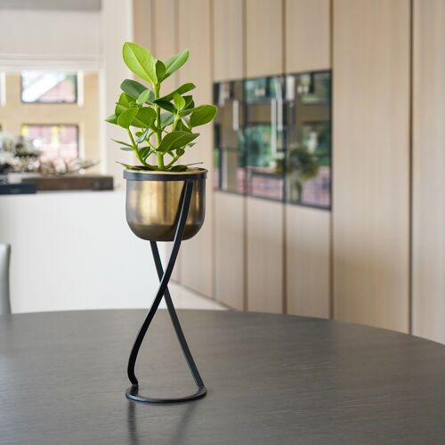 Kensington Tall Round Planter with Stand