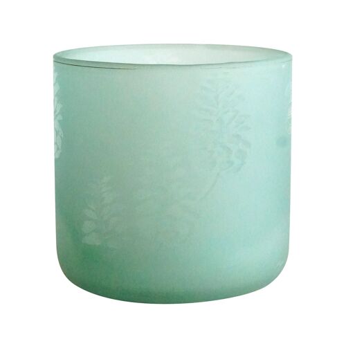 Kew Myrtle Frosted Glass Planter