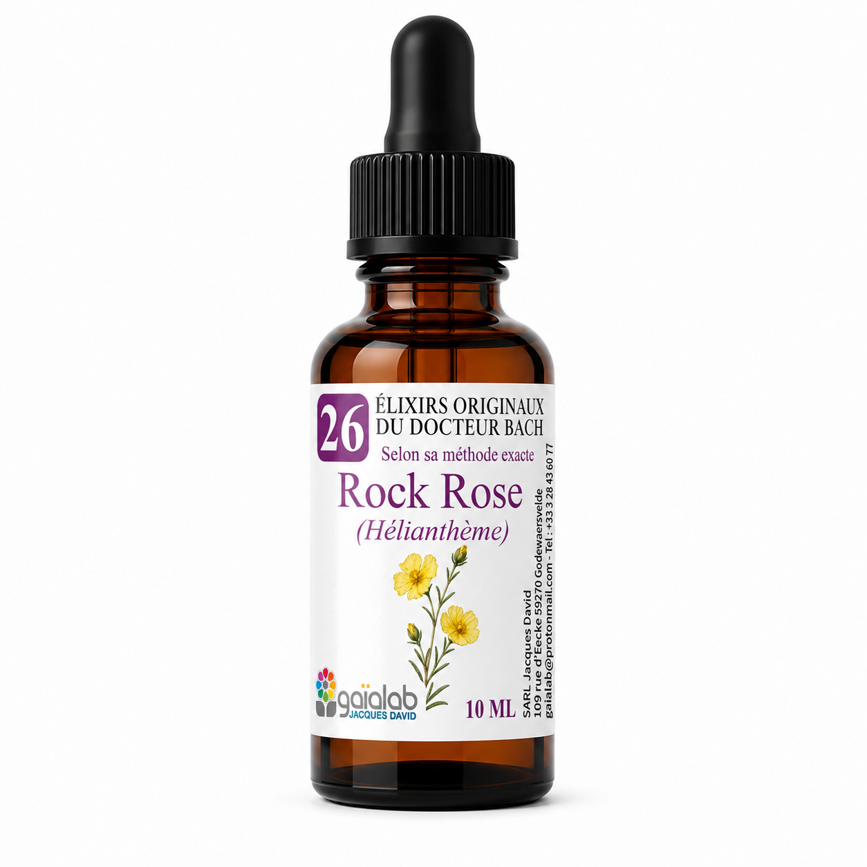 Rock Rose (Helianthemum) - Organic Bach Flower Remedy*