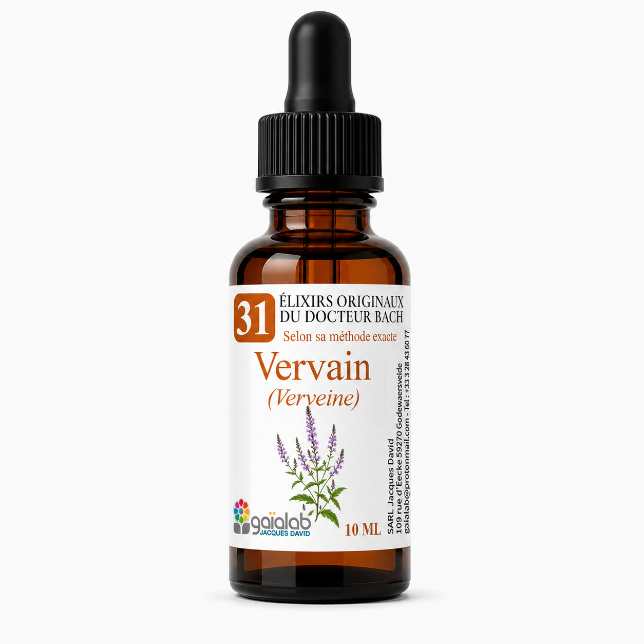 Vervain (Verbena) - Organic Bach Flower Remedy*