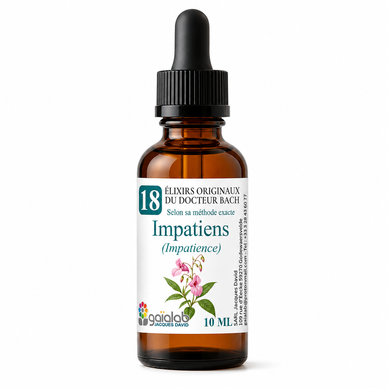 Impatiens (Impatient) - Organic Bach Flower Remedy*