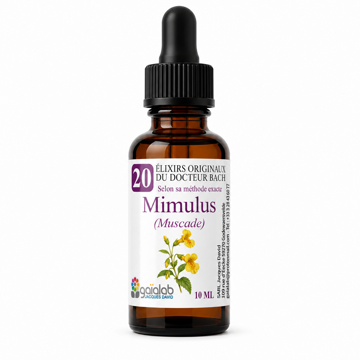 Mimulus (Mimulus) - Organic Bach Flower Remedy*