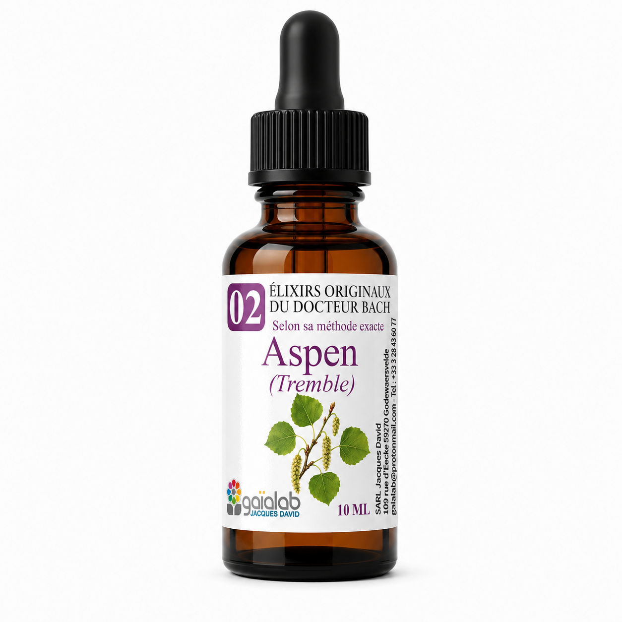 Aspen (Tremble) - Organic Bach Flower Remedy*