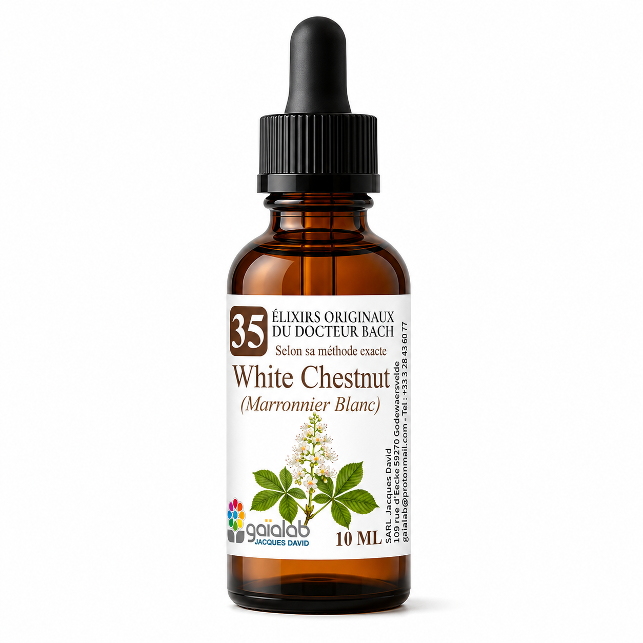 White Chestnut - Organic Bach Flower Remedy*