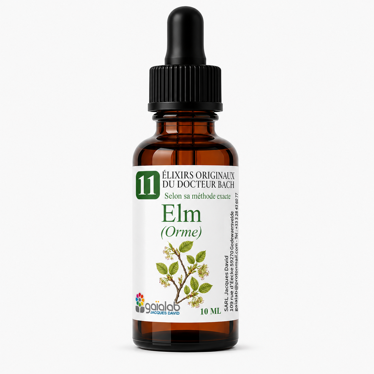 Elm - Organic Bach Flower Remedy*