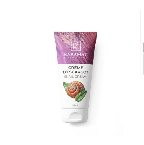 CRÈME D’ESCARGOT KARAMAT COSMETICS 50 ML
ANTI-ACNÉ & RÉGÉNÉR  -