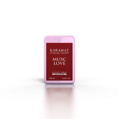 EAU DE PARFUM 20 ML - TAMAÑO DE BOLSILLO ( TAMAÑO DE VIAJE ) - MUSC LOVE