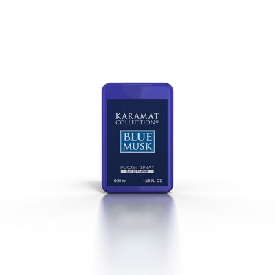 EAU DE PARFUM 20 ML - TAGLIA TASCA ( DIMENSIONE DA VIAGGIO ) - BLU MUSCHIO