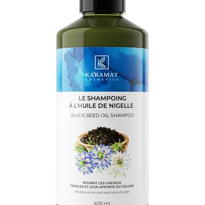 SHAMPOOING NATUREL 400ML. -  KARAMAT COSMETICS  - Shampooing à l'huile de noix de coco 400ML