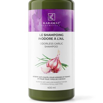 NATURAL SHAMPOO 400ML. - KARAMAT COSMETICS - Odorless garlic shampoo 400ML