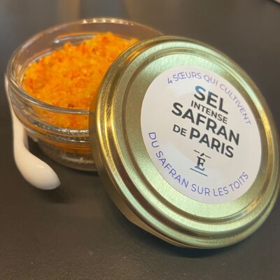 Intense salt with saffron from Paris