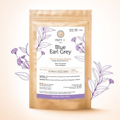 BLUE EARL GREY - Tè nero a lunga tenuta che stimola l&#39;energia