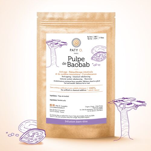 PULPE DE BAOBAB - Système Immunitaire, Rééquilibrage Alimentaire, Convalescence