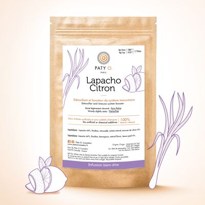 LAPACHO LEMON - Detoxifier & Immune System WITHOUT THEINE