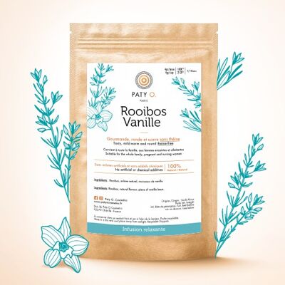 ROOIBOS VANILLA - Theine free - suitable for pregnant/breastfeeding women and children