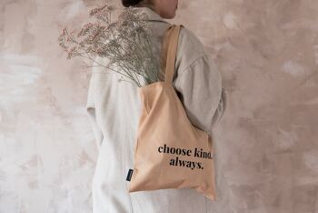 Sac fourre-tout en coton biologique / CHOISISSEZ LE TYPE. TOUJOURS. 3