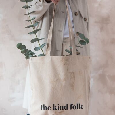 Organic Cotton Tote Bag / THE KIND FOLK
